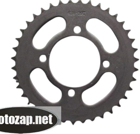 Зірочка задня MUSSTANG 428*39 d=64/83mm 4 отвора 45 сталь