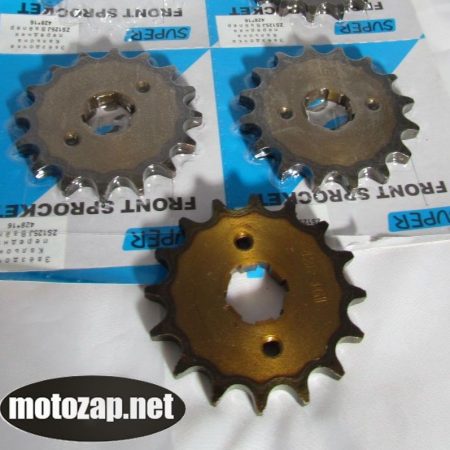 Зірочка передня мотоцикл CG/CB 150/200куб гартована 428*15 (кальона)