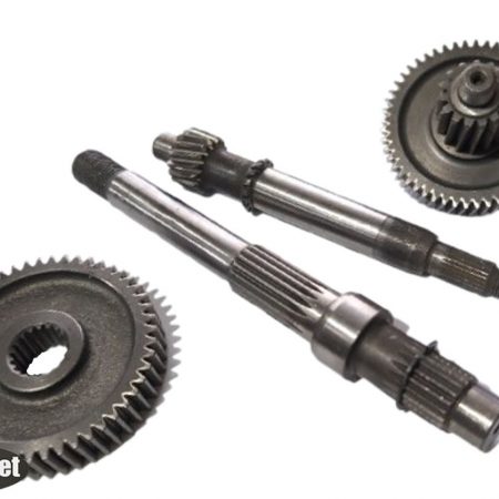 Вал з редуктором в зборі скутер GY6 4Т 50куб