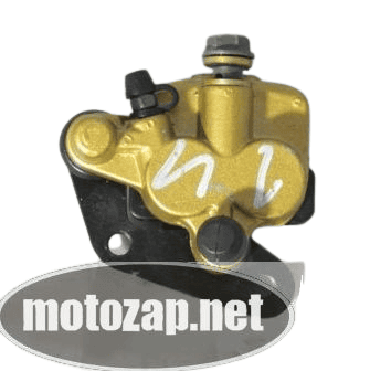 Супорт гальмівний передній Пітбайк 2х супортовий (жовтий/малий)