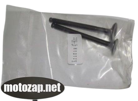 Клапан впускний + випускний скутер GY6 4T 80куб