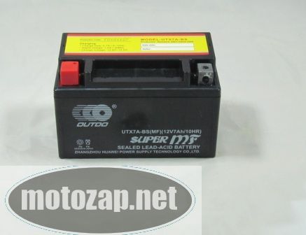Акумулятор 12V7A гелевий UTX7A Скутери  95*87*150 (DESIGN IN JAPAN)