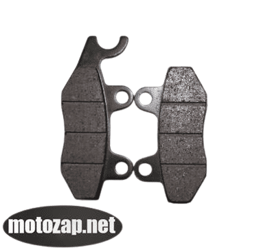 Колодки гальмівні (диск) 2-х поршневий супорт вухо ліворуч скутер, мотоцикл