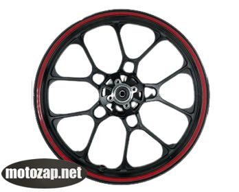 Диск переднього колеса 17-1.85 мотоцикл SENKE SK200-12 чорна стара модель