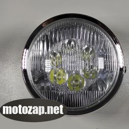 Фара LED Alpha проста хром