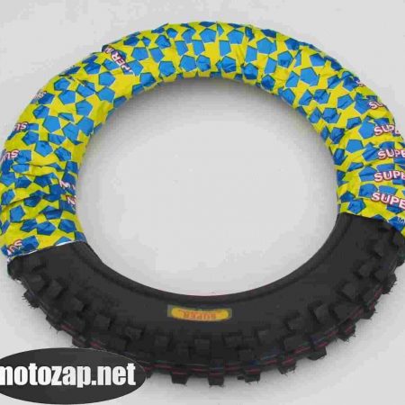 Покришка Тайвань SUPER 110/100-18 ТТ КРОС 7 шарів високий шип кубики 20мм