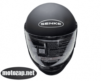 Шолом SENKE чорно-матовий закритий з бородою WF-01 (дешевий)