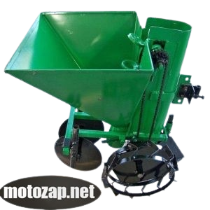 7.Картоплесаджалка Мотоблок Мототрактор, квадратна без бункера для добрива