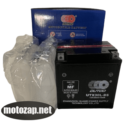 Акумулятор 12V28А заливний YTX30L-BS 175*127*167