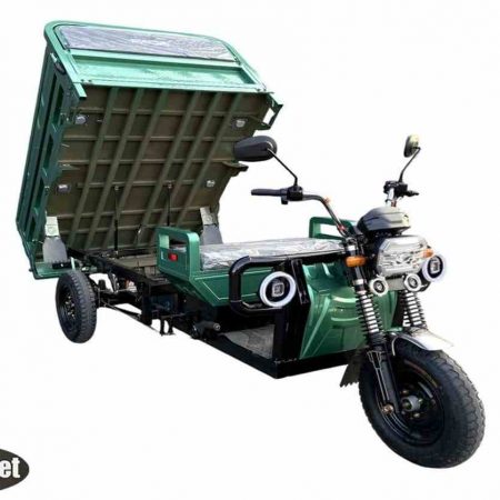 5.Електротрицикл вантажний 1800W FADA БІЗОН 72V 58Ah, розміри кузова 1800*1300*550