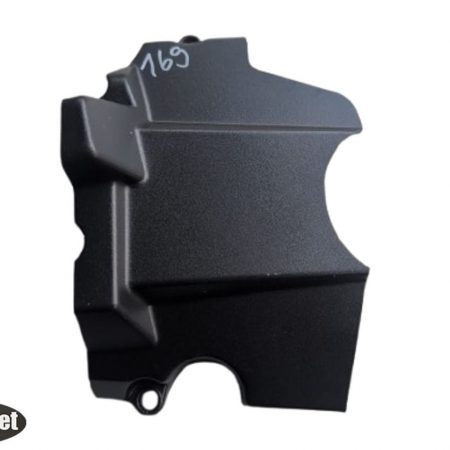 Кришка передньої зірочки мотоцикл KAYA 412 (чорна) двигун 169