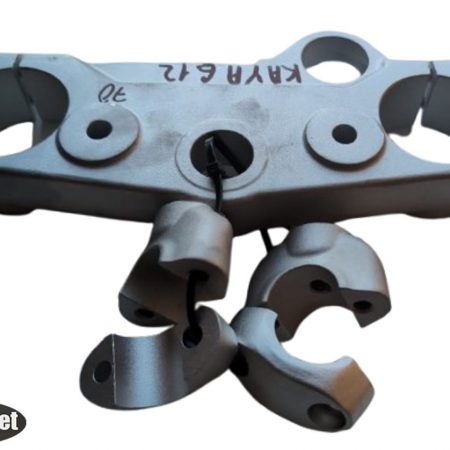 Траверса верхня (пластина руля) на мотоцикл ЕНДУРО KAYA 612 (+кріплення руля 2шт)