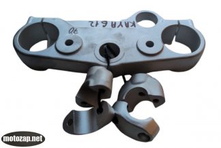 Траверса верхня (пластина руля) на мотоцикл ЕНДУРО KAYA 612 (+кріплення руля 2шт)