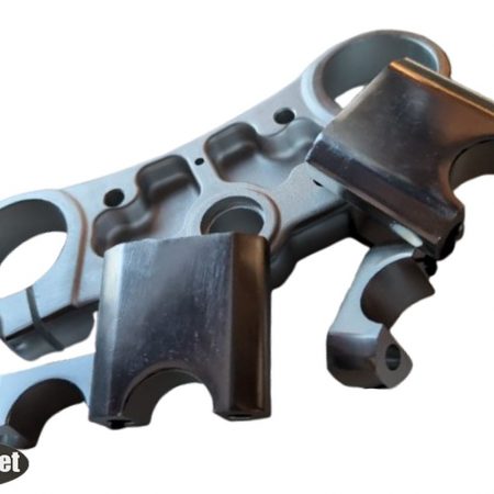 Траверса верхня (пластина руля) на мотоцикл ЕНДУРО KAYA 512 (+кріплення руля 2шт)