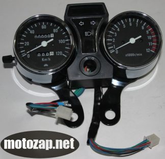 Спідометр з тахометром хром Alpha Delta в зборі
