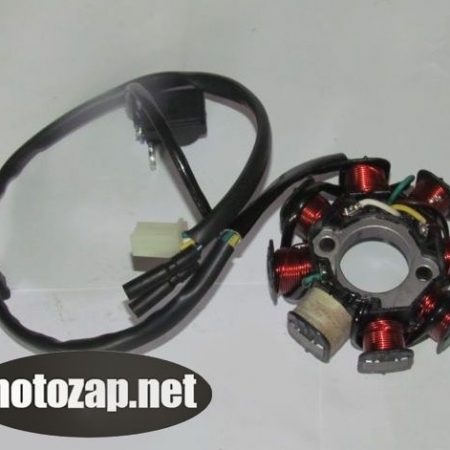 Статор генератор 8 котушок скутер GY6 4Т 150куб