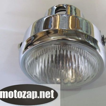 Фара Alpha хром кругла