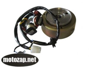Генератор магнето з статором 6 котушок мопед Alpha Delta Active