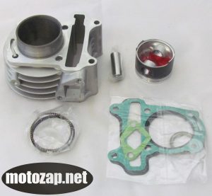 Поршнева (ЦПГ) Циліндр з поршнем скутер GY6 4Т 80куб (тефлоновий) d=47mm