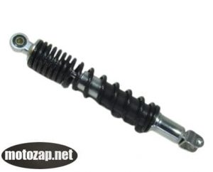 Амортизатор задній скутер GY6 150куб чорний 330mm 1 шт