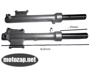 Амортизатор передній скутер Grand Prix 31mm (пір'я вилки) к-кт 2 шт