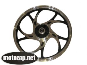 Диск заднього колеса 17 Alpha Delta чорний усилений титан