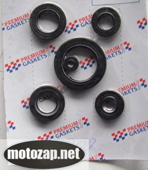Сальники двигуна мотоцикл CG 200куб комплект (на блістері)