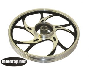 Диск переднього колеса 17 Alpha Delta  усилений чорний титан барабанне гальмо