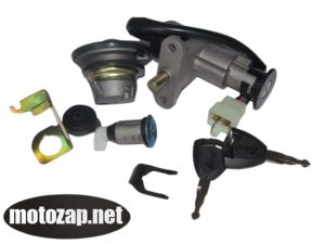 Замок запалювання з кришкою бака скутер RACE