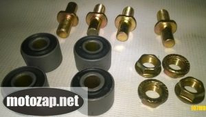 Сайлентблоки 4 шт з болтами заднього колеса мотоцикл (спиця)