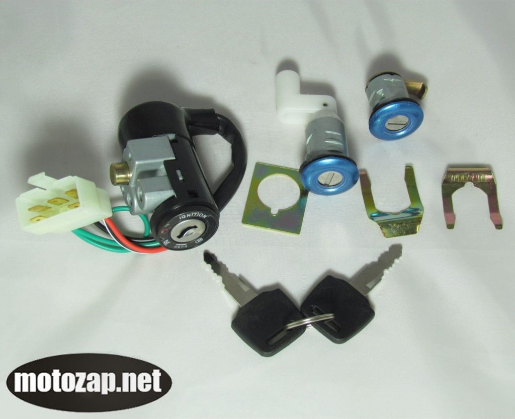Замок запалювання скутер комплект HONDA DIO AF 27/28 (5 проводів)