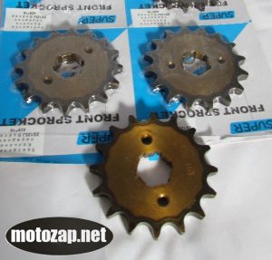 Зірочка передня мотоцикл CG/CB 150/200куб гартована 428*15 (кальона)