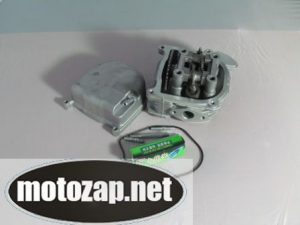 Головка циліндра скутер GY6 4T 150куб (в зборі з кришкою)