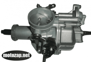 Карбюратор мотоцикл CG/CB 150куб PZ-27 із прискорювачем під подвійний трос