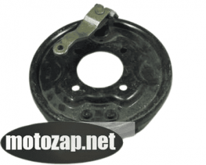 Кришка + Колодки гальмівні великі 220mm з кріпленням Мототрактор 12-18 л.с. ось 49mm