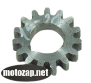 Шестерня Z 15 d 20 двигуна, що запускає ведуча мотоблок R175 180N