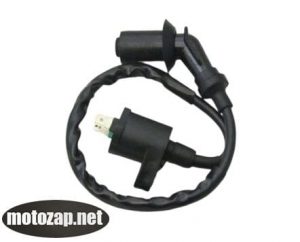 Котушка запалювання з насвічником скутер GY6 4Т 50/150куб (бобіна)
