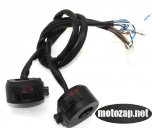 Перемикачі (блоки) руля к-кт 2 шт Alpha NEW (MUSSTANG 125-8F)