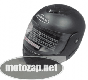 Шолом Трансформер SENKE з візор з окулярами ABS (чорний мат)