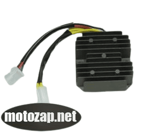 Реле зарядки 3+3 проводи скутер GY6 4T 150куб (великі ребристі)