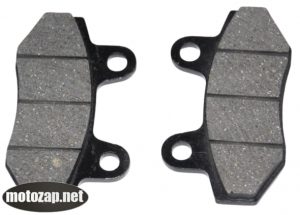 Колодки гальмівні (диск) 2-х поршневий супорт без вух скутер, мотоцикл