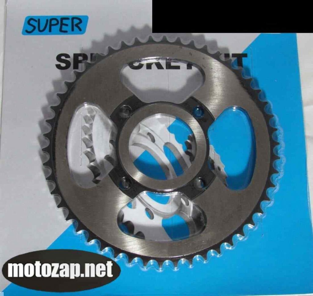 Зірочка задня Ендуро спиця колесо 4 отвора SUPER 428*43 D=58/86 LIFAN LF200 CiTiR (45сталь)