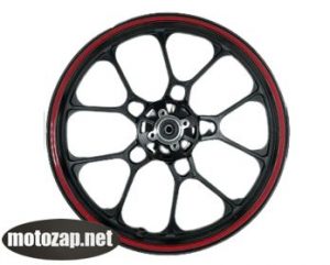 Диск переднього колеса 17-1.85 мотоцикл SENKE SK200-12 чорна стара модель