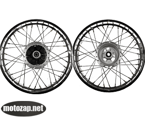 Диск заднього колеса 18 спиця кріплення зірочки на демпфер ЕНДУРО V200R барабанне гальмо