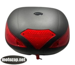 Кофр (кейс) на 2 шоломи 3 стопа товстий пластик матовий