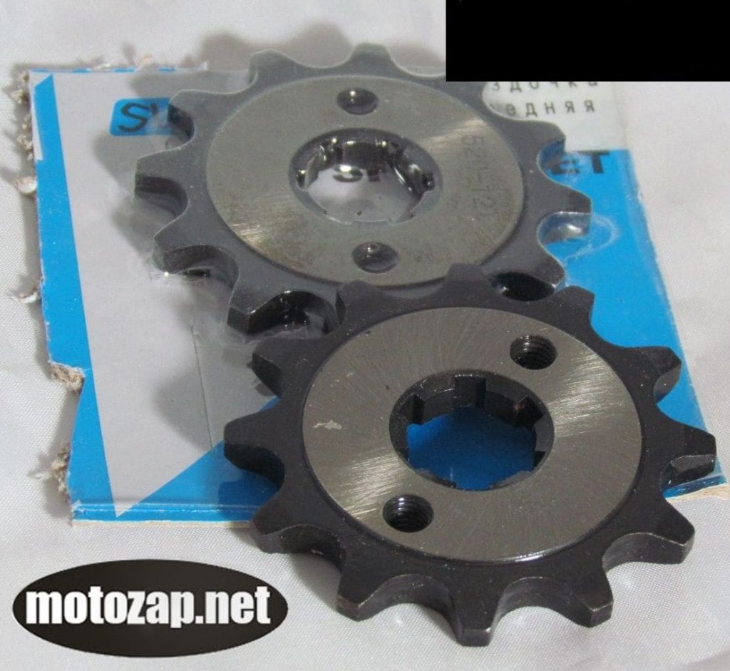 Зірочка передня мотоцикл 200/250куб 520*13 звичайний шліц