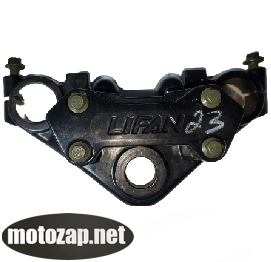 Траверса верхня (пластина руля) на мотоцикл LIFAN LF150-2E з кріпленням руля