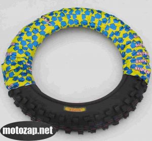 Покришка Тайвань SUPER 110/100-18 ТТ КРОС 7 шарів високий шип кубики 20мм