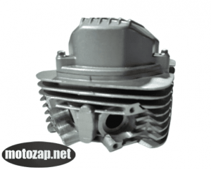 Головка циліндра мотоцикл CG150куб в зборі з клапанами з кришкою 2 глушника