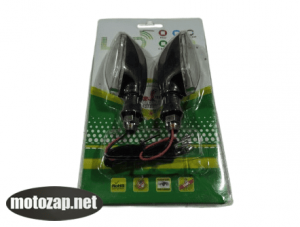 Повороти міні к-кт 2 шт світлодіодні (крапля подовжені) LED на блістері